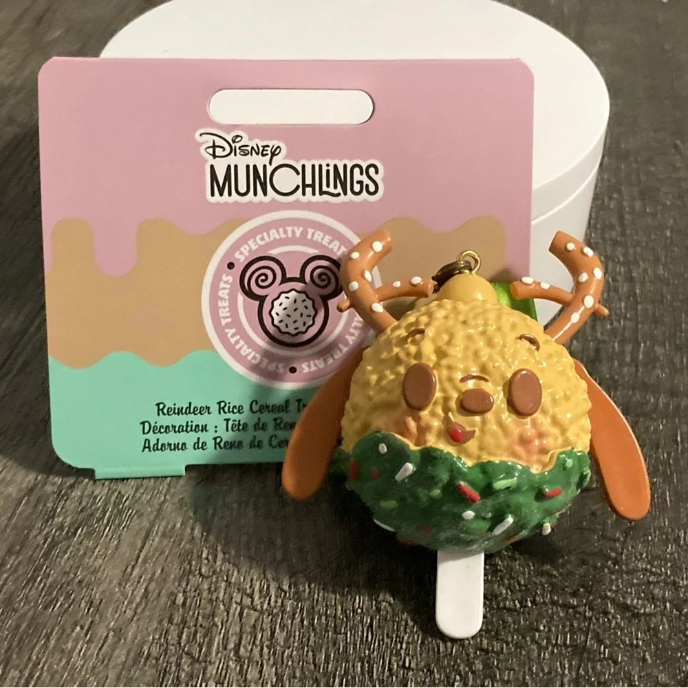 Disney Parks Munchling Reindeer Rice Ceral Christmas Ornament